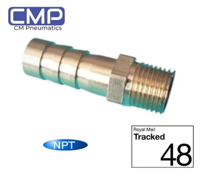 COYOTE MOON NPT 1/8" Male Brass Elbow 12mm Hose Barb Tail Thread Fitting Connector Adaptor