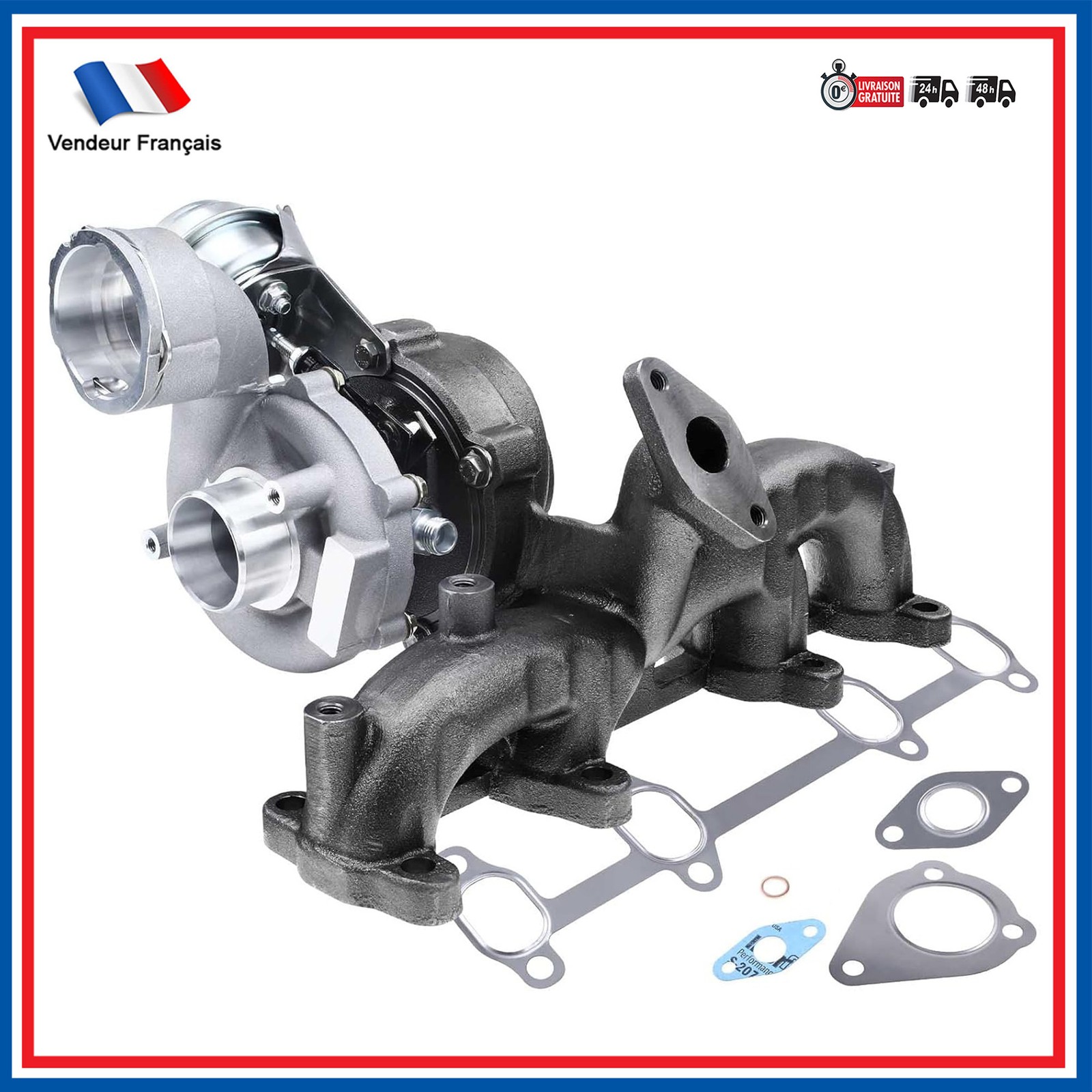 Turbocompresseur échappement Golf IV 1.9 TDI ASZ pièce de rechange 038253016E