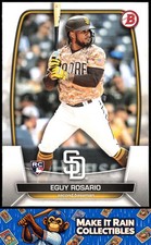 Eguy Rosario 2023 Bowman #63 San Diego Padres Rookie RC