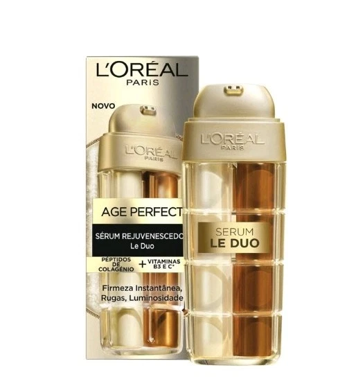 L’OREAL Loreal Paris Age Perfect Defying Le Duo Serum 30ml Wrinkles Collagen RRP £38