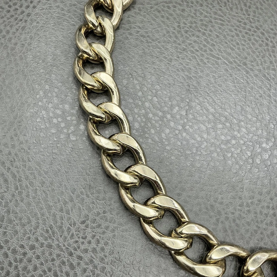 Graziano золотистый коренастый обочины ссылка цепочка ожерелье заявление воротник надпись 20» - Изображение 4 из 4