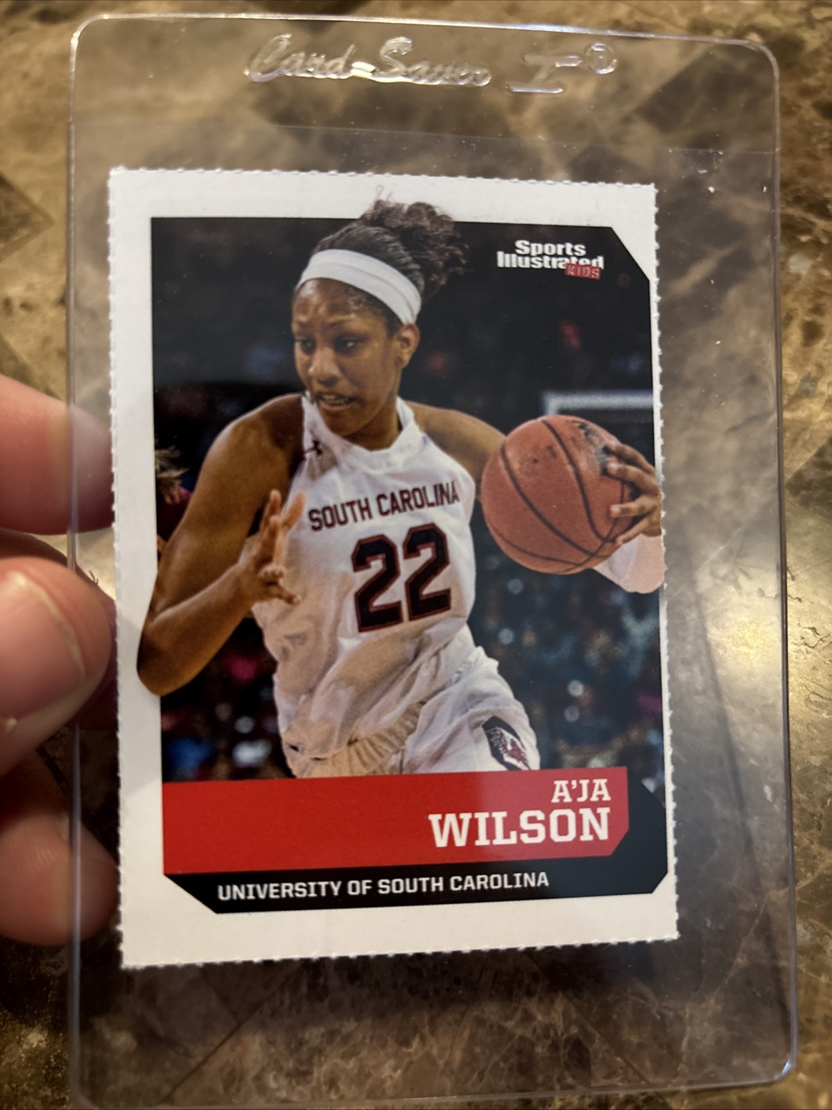A'JA WILSON 2016 SI KIDS SPORTS ILLUSTRATED #517 LAS VEGAS ACES WNBA RC Inv006