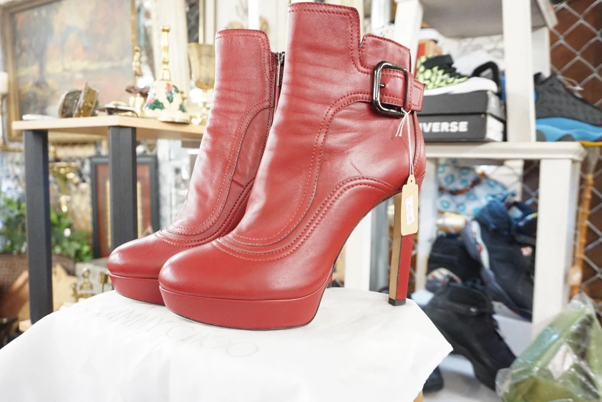 ジミーチュウ　赤一色　ロォーファ Jimmy Choo Red Shoes for Women for sale | eBay