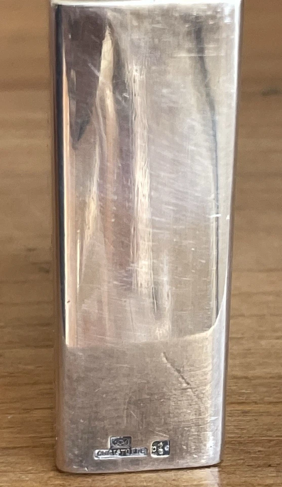 Christofle porte Boîte d’ Allumettes modèle ÉTOILES En Métal Argenté - Photo 4/4