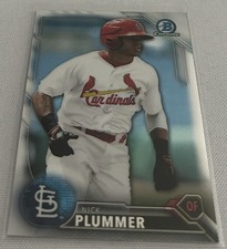 2016 Bowman Chrome Draft Baseball Nick Plummer St. Louis Cardinals #BCP77