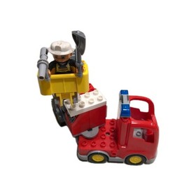 Lego Duplo Fire Truck Set 10592 Full Set Very Good Condition 