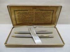 Bradley Silver Cloud Pen + Pencil Set with Case Writing Instruments