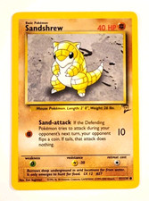Sandshrew - 91/130 - Base Set 2 - Vintage WOTC Era Pokemon Card_3