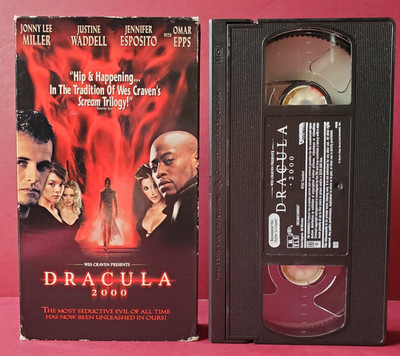 VHS Dracula 2000 Omar Epps - Rental Damaged Slip *BUY 2 GET 1 FREE*