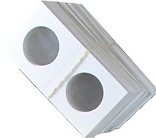 100 Count Coin Flips Half Dollars Cardboard Mylar 2x2 Paper Coin Holders Storage