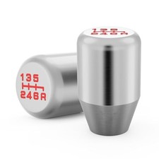 Silver Aluminum Weighted Shift Knob   Universal 6 Speed Manual Gear AAL-Y-02-03