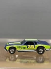 Vintage 1974  Hot Wheels Blackwall Monte Carlo Stocker Blue/Green Die-Cast 1/64