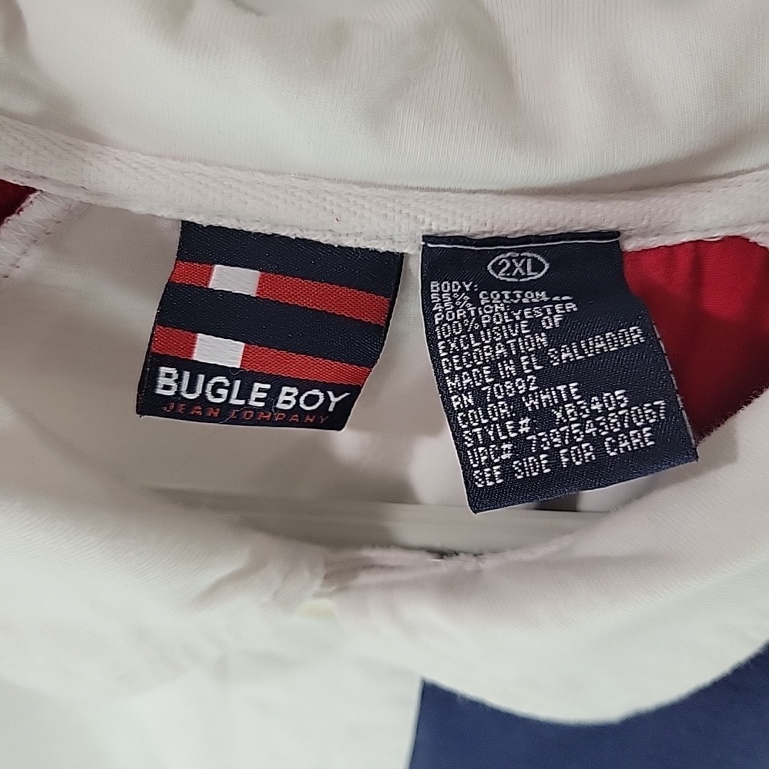 Bugle Boy Rugby Shirt Mens 2XL 77 BBJC 1997 Color Block
