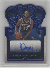 2021 2021-22 Panini Crown Royale Charles Bassey #RC-CBS Rookie Autographs Blue R