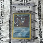 2000 Team Rocket's  1st Edition  #8 Dark Gyarados Holo R BGS 8.5