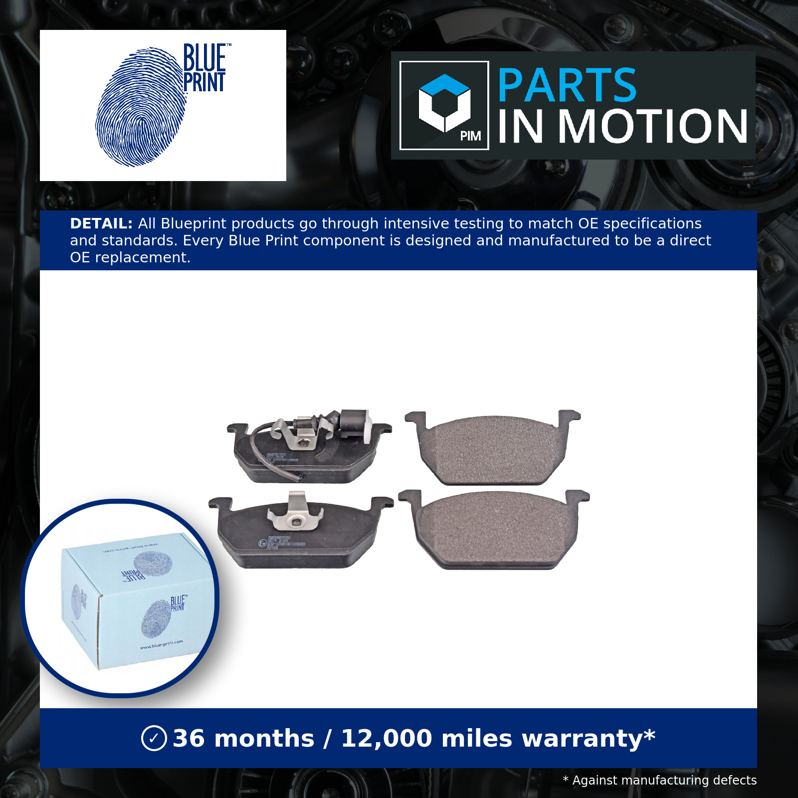Blue Print ADV184227 Brake Pad Set, disc brake - Image 13