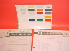 1956 1957 1958 1959 1960 Willys Jeep Pickup Truck Station Wagon Paint Chips Sw 1956 1957 1958 1959 1960 Willys Jeep Pickup Truck Station Wagon Paint Chips Sw