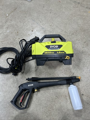 #ad Ryobi RY141802VNM Electric Pressure Washer Yellow Black W102 $69.00