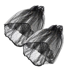  Lot de 2 housses en filet pour cage à oiseaux - Protection anti-poussière