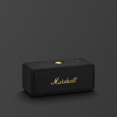 UNOPENED Marshall Emberton II Portable Bluetooth Speaker Black Brass Waterproof