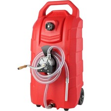16 Gallon Fuel Caddy, 7.8 L/min, Portable Gas Storage Tank Container with Hand P