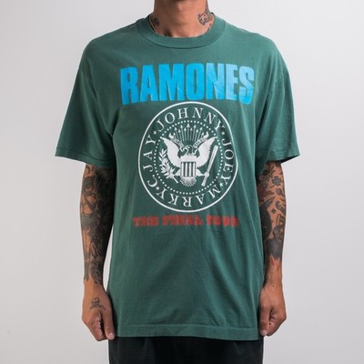 Vintage 90's Ramones The Final Tour Cotton Unisex T shirt Reprint WA3850