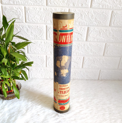 Vintage Arrow Flight Shuttlecocks Advertising Bapro Product Box Rare Spor CB953