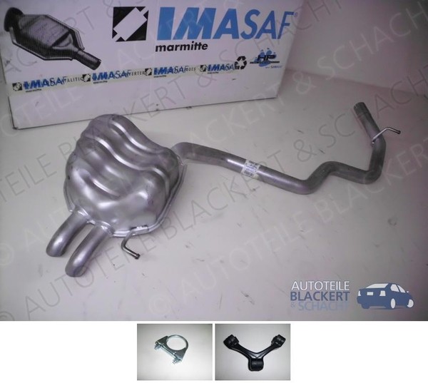 Imasaf ESD Auspuff Endtopf für Skoda Octavia II Combi 4X4 TDI 1.9+2.0 2004-2010-image