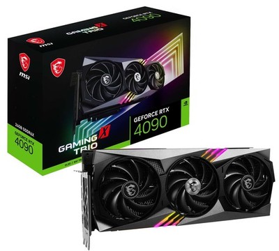MSI Gaming GeForce RTX 4090 24GB Gaming X Trio GDRR6X OC Graphics Card