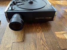 Kodak Slide Projector 860H Case Carousel Stack Loader Bulb Works w/ a few issues