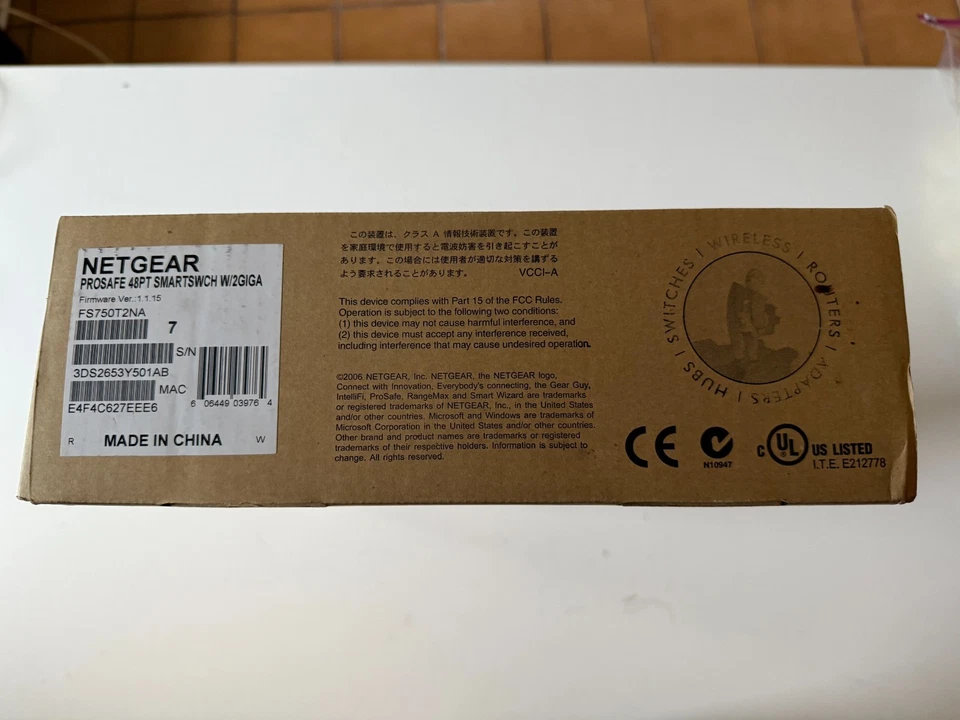 Netgear ProSafe FS750T2NA 48 Port Smart Switch - Image 2 of 2