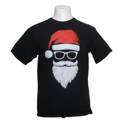 Port & Company, T-shirt, Größe: M, Schwarz/Rot/Weiß, Baumwolle, Print #jcR