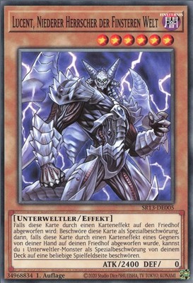 YuGiOh Lucent, Niederer Herrscher der Finsteren Welt SR13-DE005 Common Neu 1st