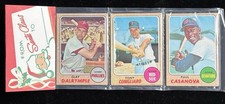 Tony Conigliaro 1968 Topps Xmass Cello RackPack MT 12 Boston Red Sox Mike Ryan⚾️