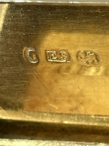 Antique Silver Gilt Victorian Snuff Box Edward Smith Birmingham c1840 - Picture 10 of 11