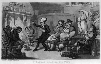 Photo:Dr. Syntax Reading His Tour Inn Fireside Scene 1855