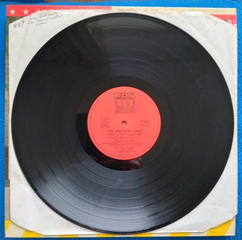 New York Dolls–Red Patent Leather (Live) 1984 France FC007 LP Vinyl Record VG+EX - Picture 17 of 23