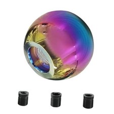 Car Round Ball Gear Shift Knob, Aluminum Alloy Car Shift Stick Head Colorful