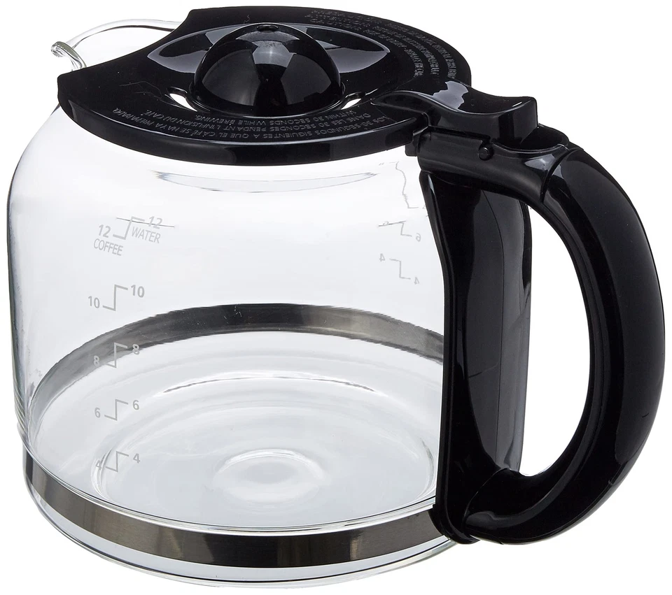 Jarra de vidrio 12 tazas, negra Foto 2 de 4