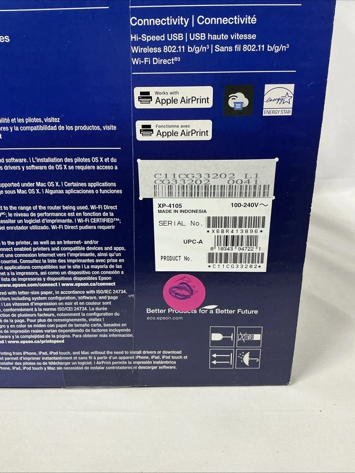 Epson Expression Home XP-4105 All-In-One Inkjet Printer - Image 4 of 4