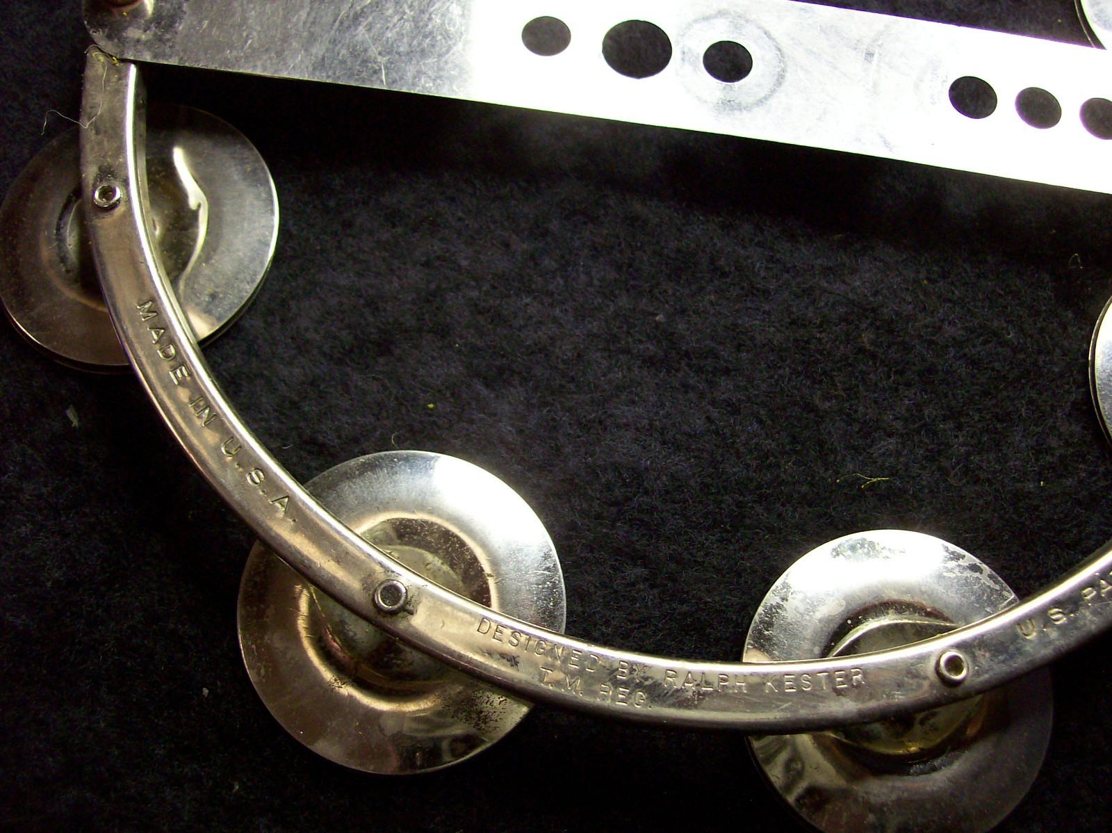 Vintage Ralph Kester Ching Ring 70's Chrome Still… - image 5