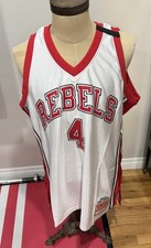 Authentic Larry Johnson Mitchell & Ness 89 90 UNLV Running Rebels Jersey Men XL