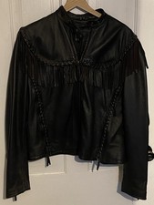 Willie G Harley Davidson Woman&rsquo;s XL Leather Motorcycle Jacket