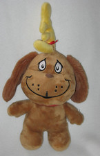 Aurora Dr. Seuss Max the Dog How the Grinch Stole Christmas Plush Toy 9" Brown