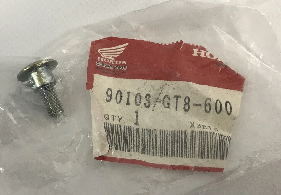 Special Screw 6mm - Special Screw, 6MM - Honda NOS : 90103-GT8-600 