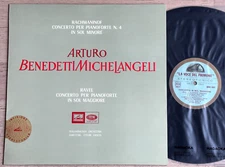 MICHELANGELI Ravel Rachmaninov 1958 ED1 HMV (ASD 525 -IT) STEREO LP NM MINT