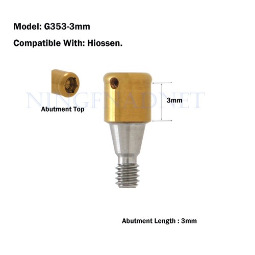 Localizador de implantes Hiossen mini/pilar estándar GH = 1-7,0 mm herramienta de accionamiento tapas macho - Imagen 57 de 258