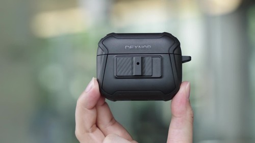 DEXNOR Schutzhülle für AirPods Pro 2 Ohrhörer Stoßfest Robust Cover - Video 1 von 1