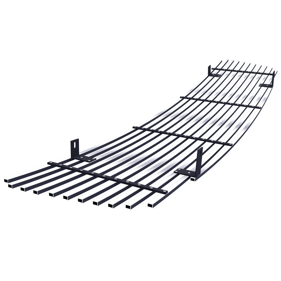 Se adapta a 03-06 GMC Sierra 1500/2500HD/3500 Inserto de rejilla superior Billet Foto 2 de 4