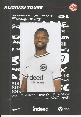 Almamy Toure - Eintracht Frankfurt - 2022/2023 - Autogrammkarte - o.U. - Bild 1 von 1